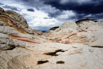 Gewitterwollen in White Pocket