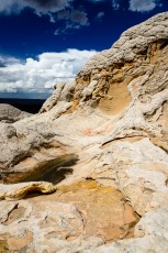 Wasser in White Pocket