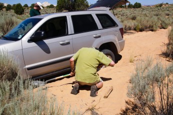 Um 11:00 kommt man schon etwas ins Schwitzen